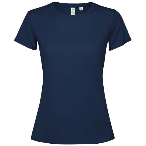 T-shirt à personnaliser pour femme en polyester recyclé Estoril Bleu marine